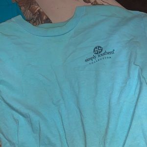 Blue simply southern shirt